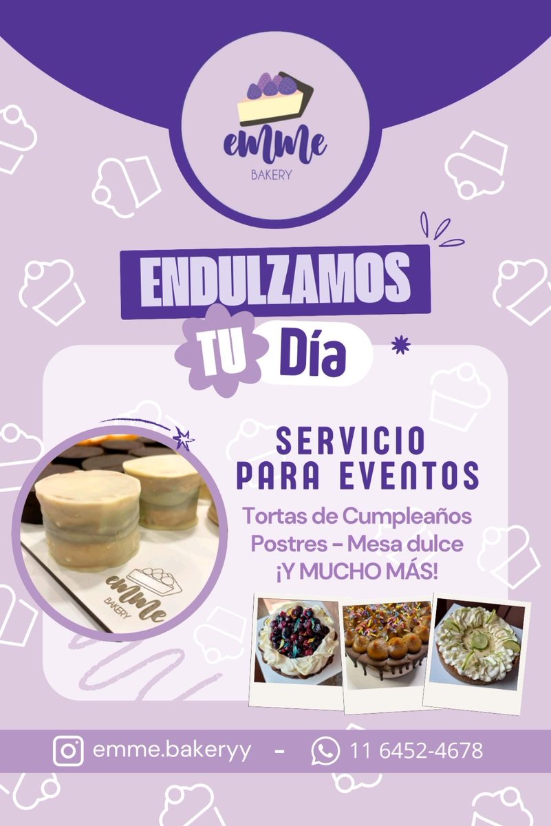 aaantob's tweet photo. Hola! Por si a alguien le sirve... 
Hago tortas, tartas, postres, alfajores, cookies, de todo un poco! 
Me das una mano difundiendo? 
📍 Villa Real, CABA https://t.co/MV8CkjE1L8