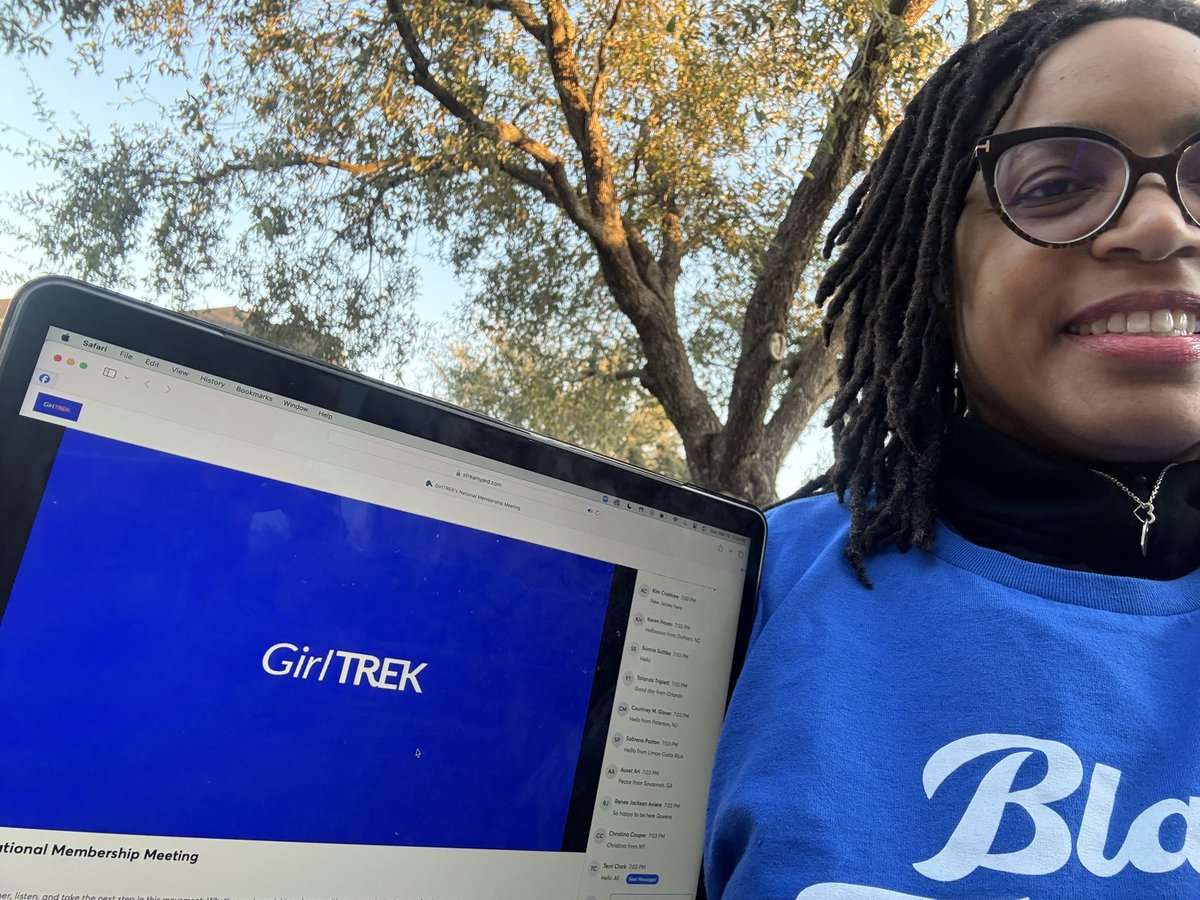 Reminder: Harriet Tubman’s Birthday is today and today is the GirlTrek National Meeting 6:00 P.M. CST/7:00 P.M. EST register using the link I sent you via text or e-mail. Text or DM me if you don’t see the link to join.