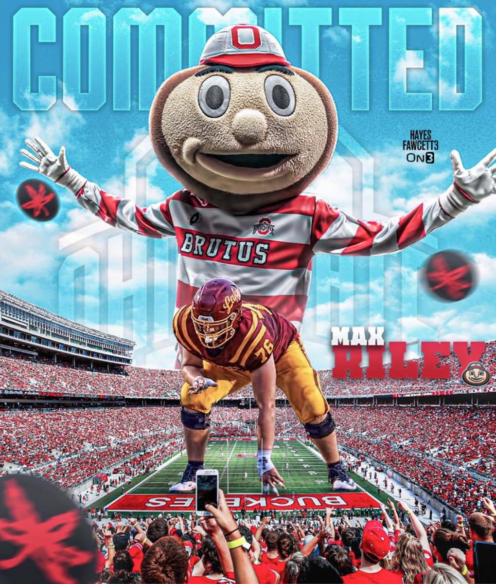 BOOM ‼️‼️Four-Star IOL Max Riley has Committed to Ohio State per <a href="/Hayesfawcett3/">Hayes Fawcett</a>