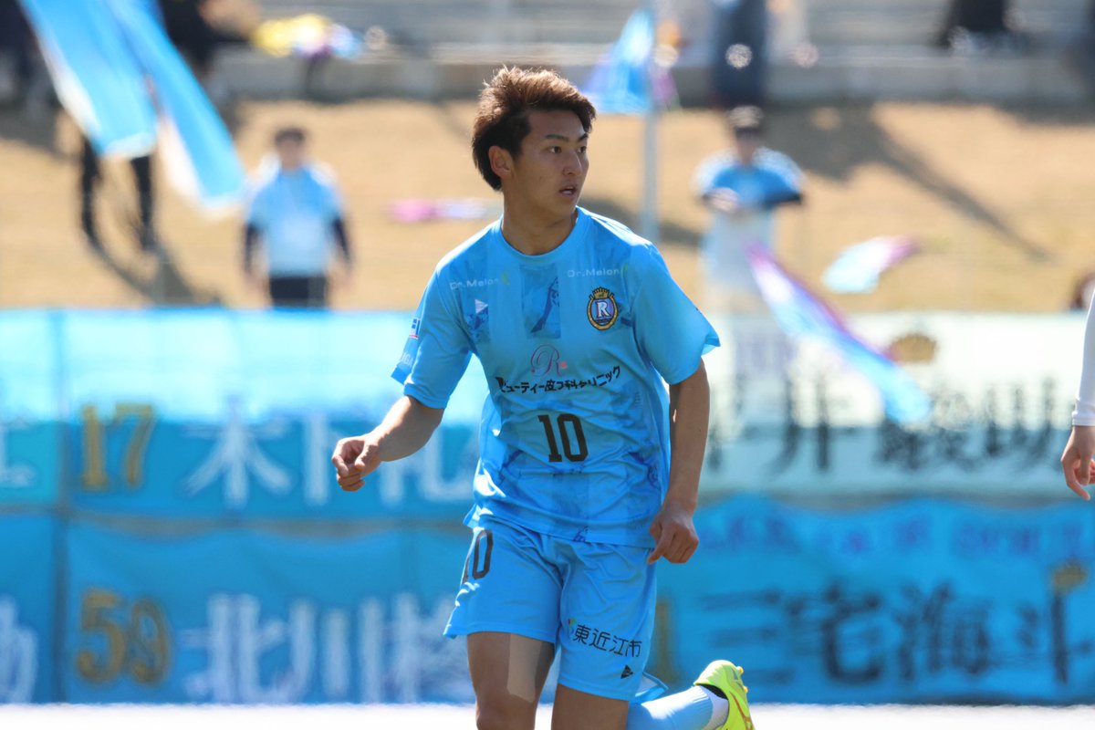 reilacshiga's tweet photo. 【Game photo📸3️⃣】

2025シーズン初ゴールは
滋賀の新たなナンバー10 #人見拓哉 ⚽️🔥

#レイラック滋賀 #滋賀にJリーグを https://t.co/86uHfjfVzl