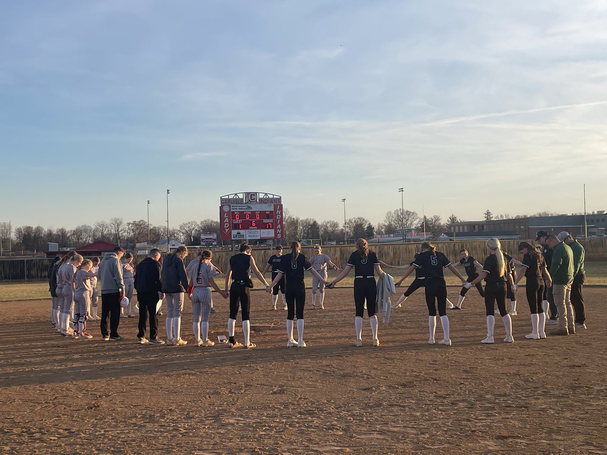 We play a game.  🥎 

Always in His name.  ✝️