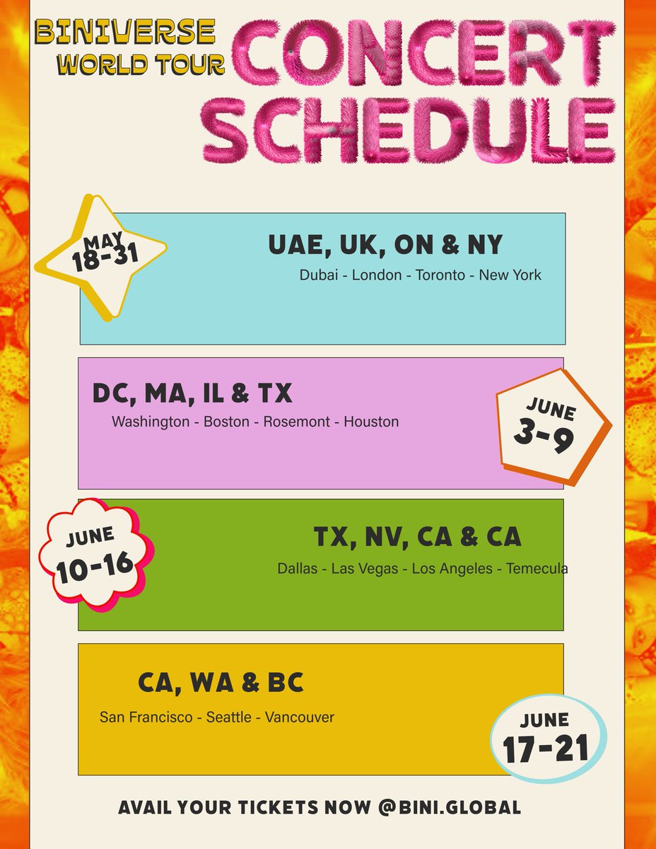 GwenJanna07's tweet photo. INTL BLOOMS ARE YOU READY?!!! 🗣️🗣️🗣️
Na Na Na Nandito na ang ating pinaka hihintay na Nation's Girl Group!! Their coming on your way
Ano pa ang hinihintay niyo? Tickets are open for Gen Sale! Avail your tickets now https://t.co/PnR3rQhanY