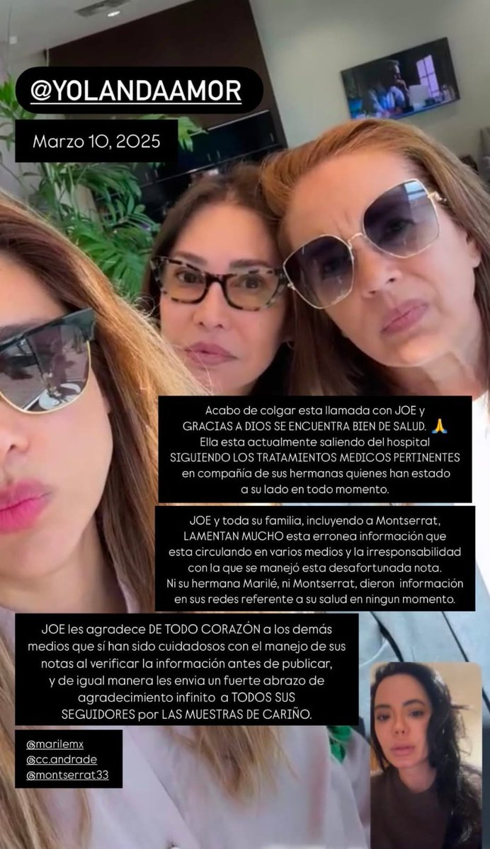Blue4E5m0's tweet photo. 📣 comunicado de Raquel Rocha 
Joe se encuentra bien ❤️‍🩹 

@yolandandrade @Montserrat33 https://t.co/acQRnSx8Tt
