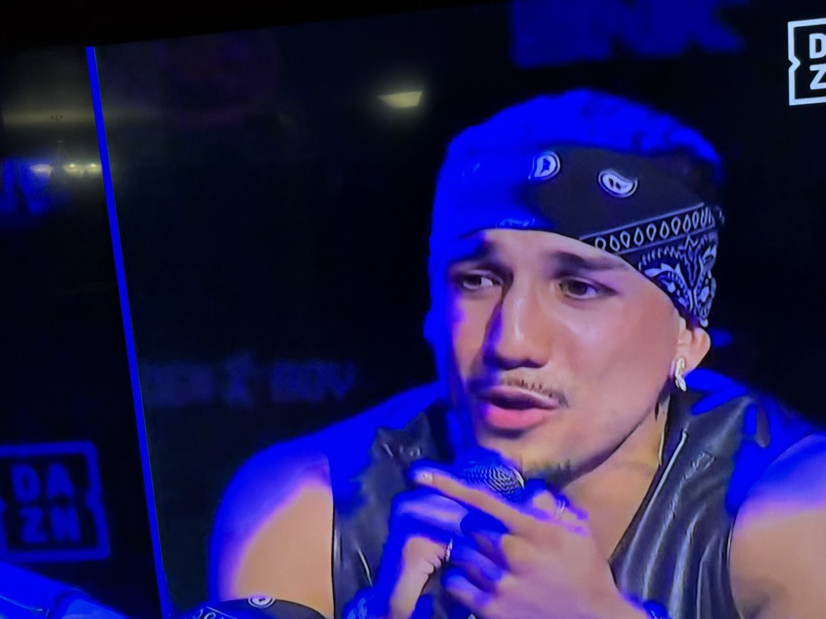 Haney tells Teofimo

“Don’t talk me, you’re wearing makeup. 

#Boxing
#BOXINGnBBQ
#GarciaRomero
