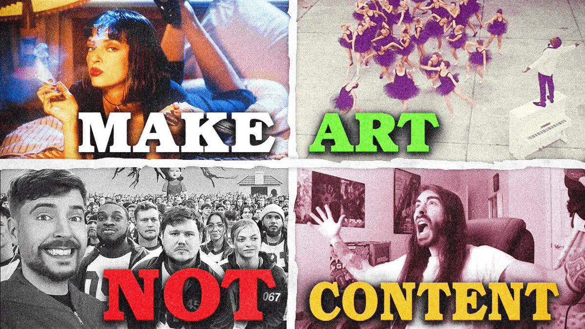 BrendanSpiegel_'s tweet photo. New video tomorrow night
Make Art NOT Content
Thumbnail by: @monnysoul https://t.co/esqBpHR5T4