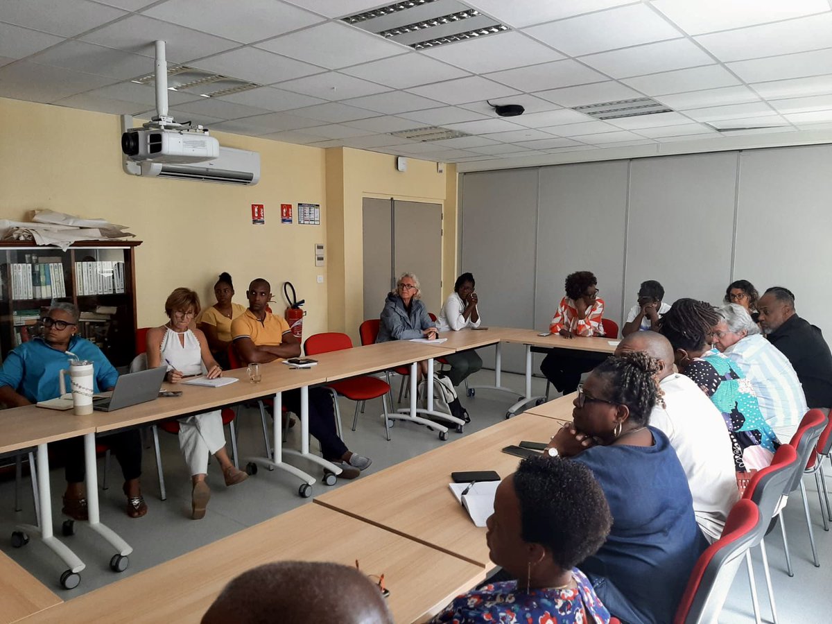 FAGEFO's tweet photo. Réunion d’information syndicale @FOAgriculture à la #DDAF #Martinique ce 10 mars. 
Anim��e par Stéphane TOUZET, @HeuzeChristine et Soizic BLOT en visio depuis la métropole. 
Un grand merci à notre Camarade David PERINA pour l’organisation de cette réunion, véritable succès riche d’échanges.