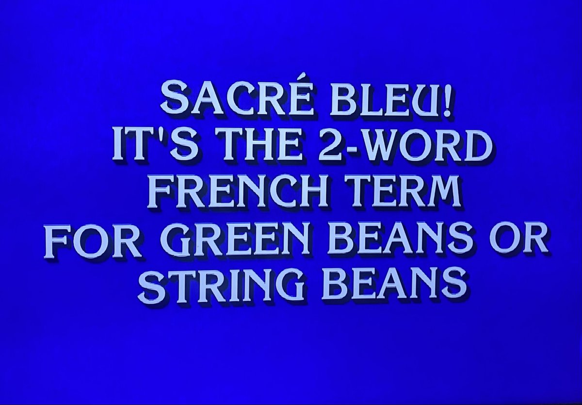 laraleader's tweet image. I knew the answer!!!  You learn a lot from watching @TheTedAllen on #Chopped!! 
(Haricot Verts!)  Thanks @FoodNetwork