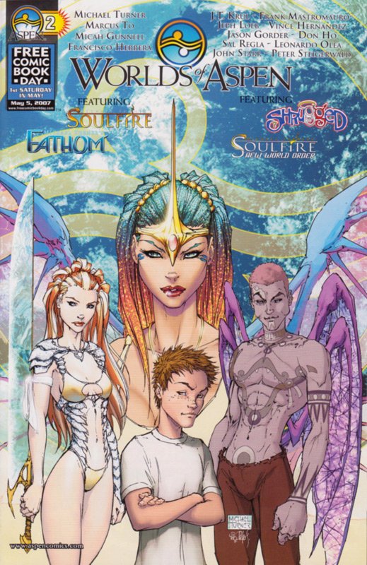 DailyTurnerArt's tweet photo. Worlds of Aspen #2 FCBD (2007), colors by @PSteigerwald
@AspenComics
#Soulfire #Fathom #Aspen #Shrugged #MichaelTurner https://t.co/B0WxZRyJlK