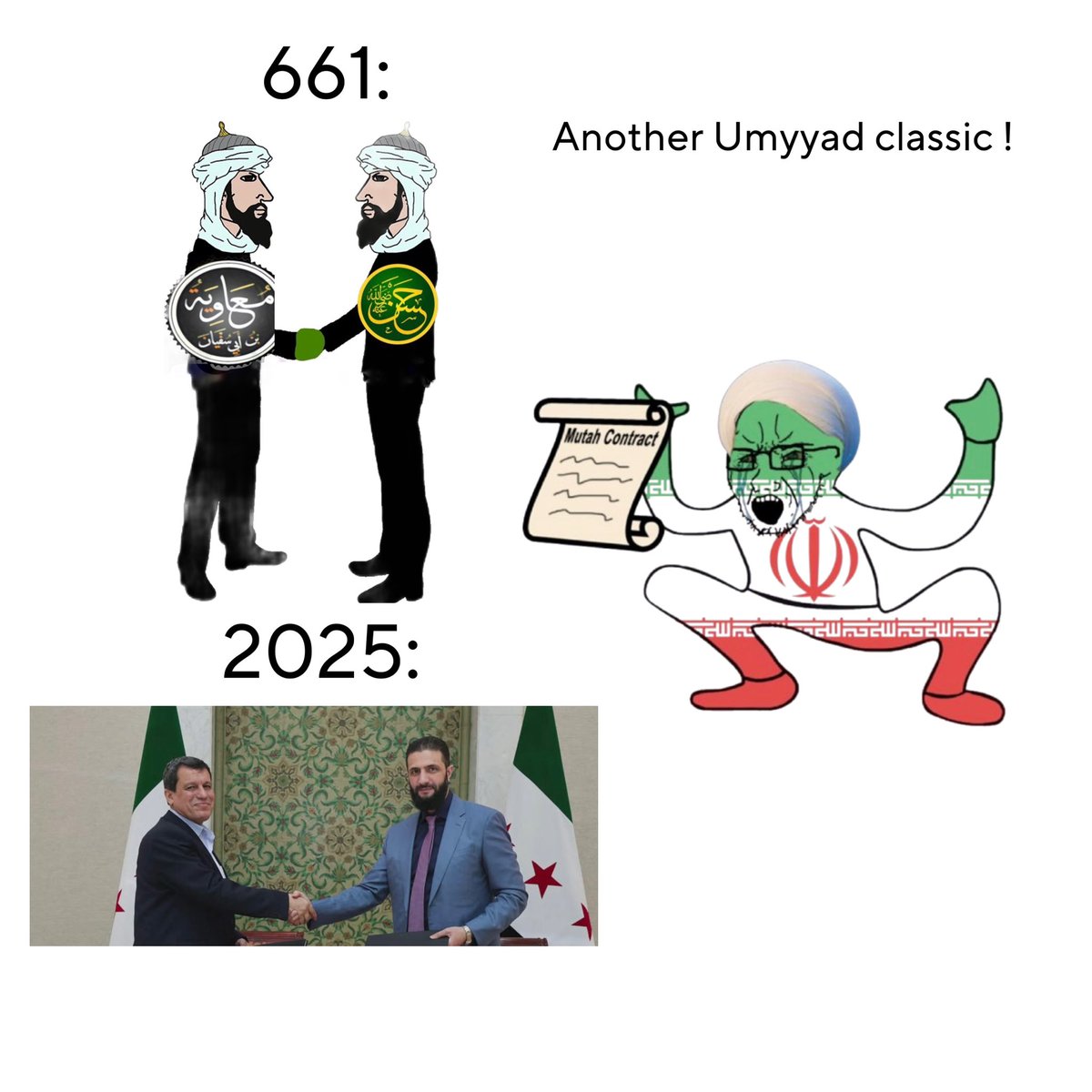 كما كوع الحسن ابن علي كوع مظلوم عبدي أمام دمشق تركع ياولد 👌☠️ 

#الجزيرة_السورية #سوريا_الان #أحمد_الشرع  #syria #Rojava #Damascus