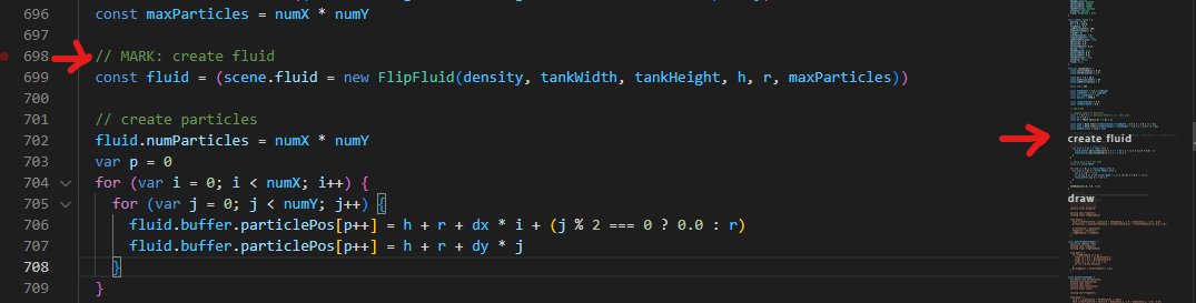 VSCodeのミニマップにマーカー入れるのこれでいいのか～
地味に知りたかったやつ