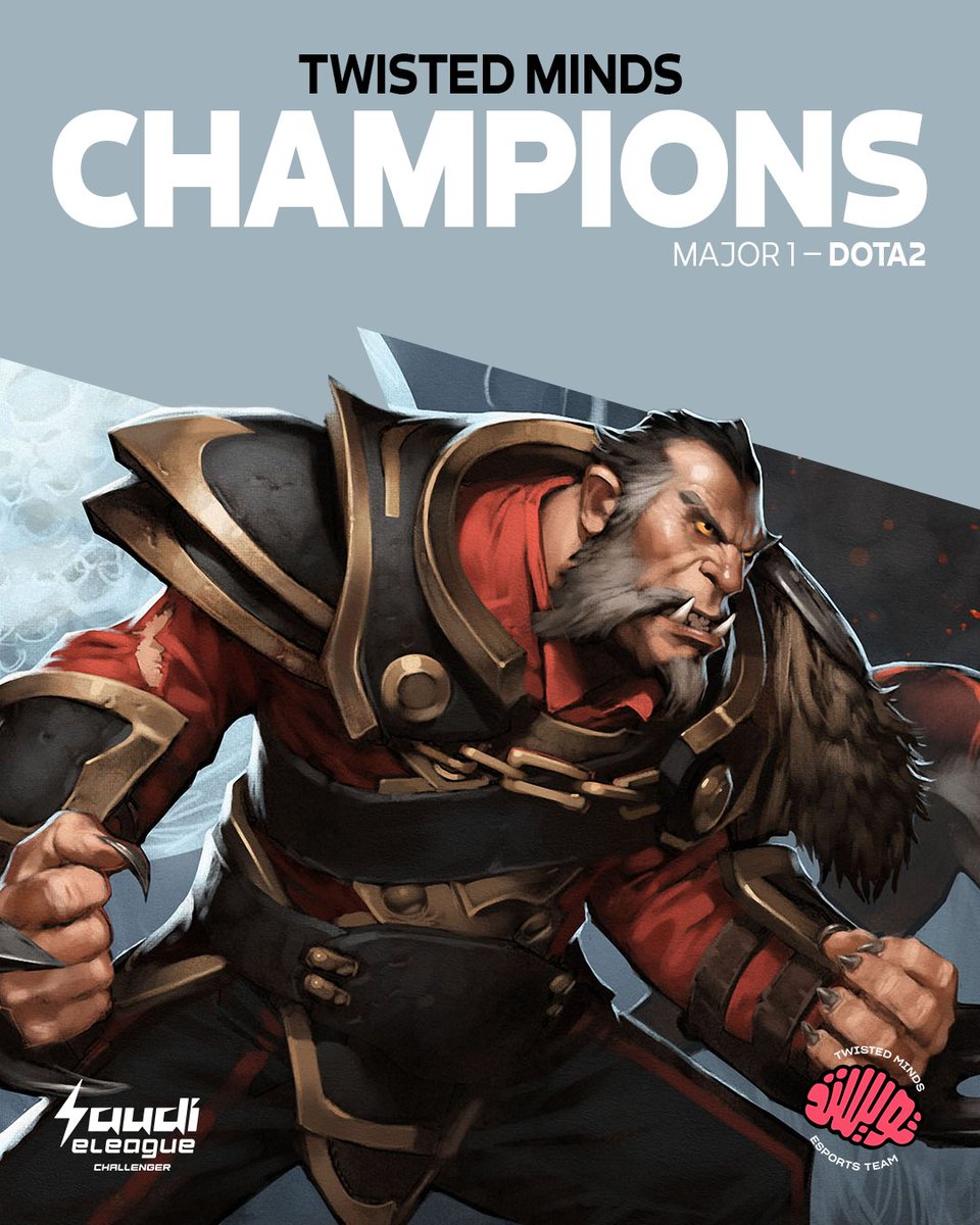 بطل عودنا على الإنتصارات والبطولات..
وهم الان أبطال لعبة #DOTA2 في النهائي الأول لعام 2025 فريق <a href="/TwisMinds/">Twisted Minds 🧠</a> 🏆✨

#SELChallenger | #SELDota2