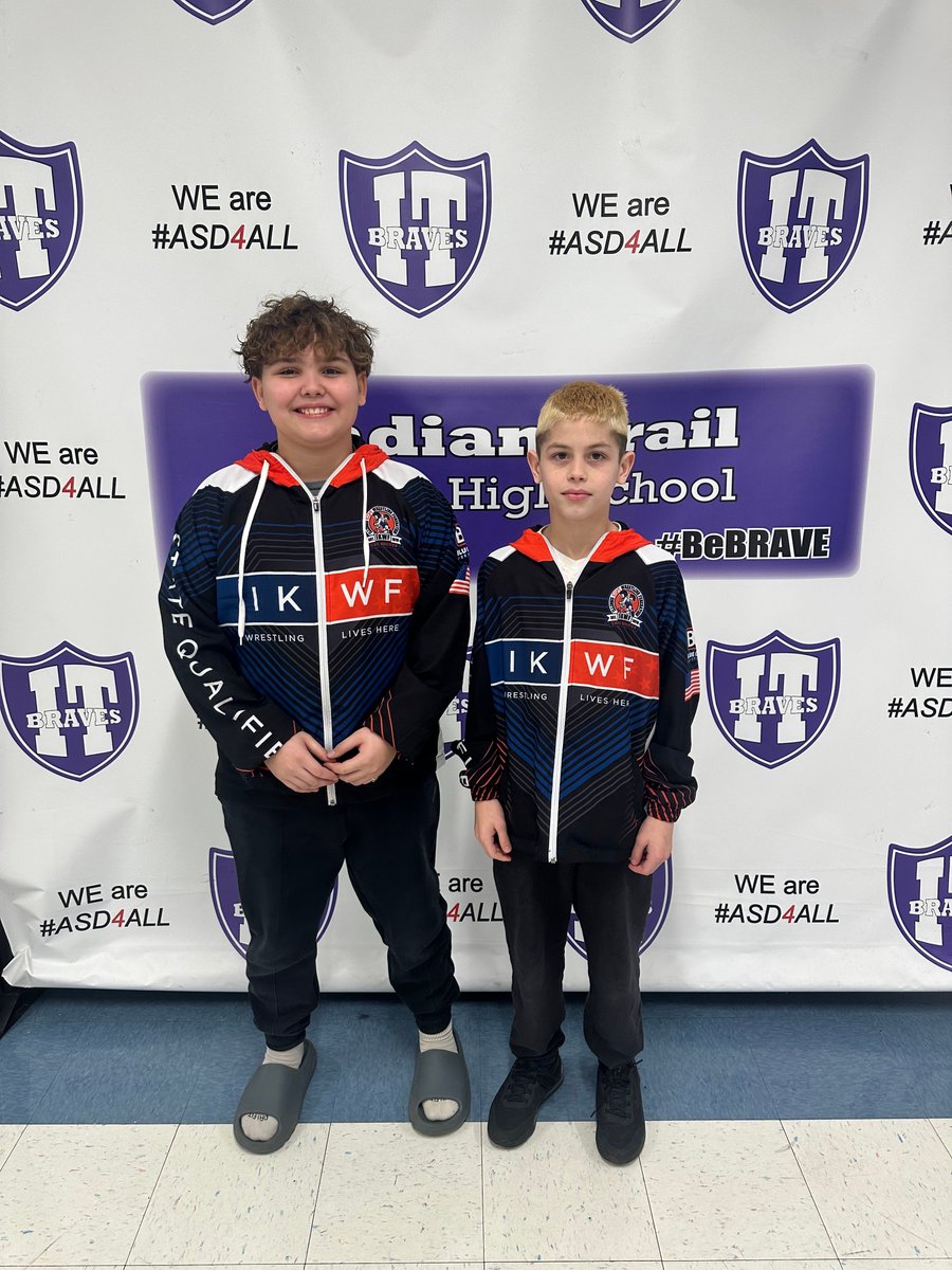 Congrats to these Braves and state qualifiers for Headlock Wrestling Academy, Donato Saaby and Lorenzo Caponigri!

An extra shoutout to Lorenzo for earning an 8th place finish at State! Not only are these two fierce competitors on the mat, but they are also great IT students!