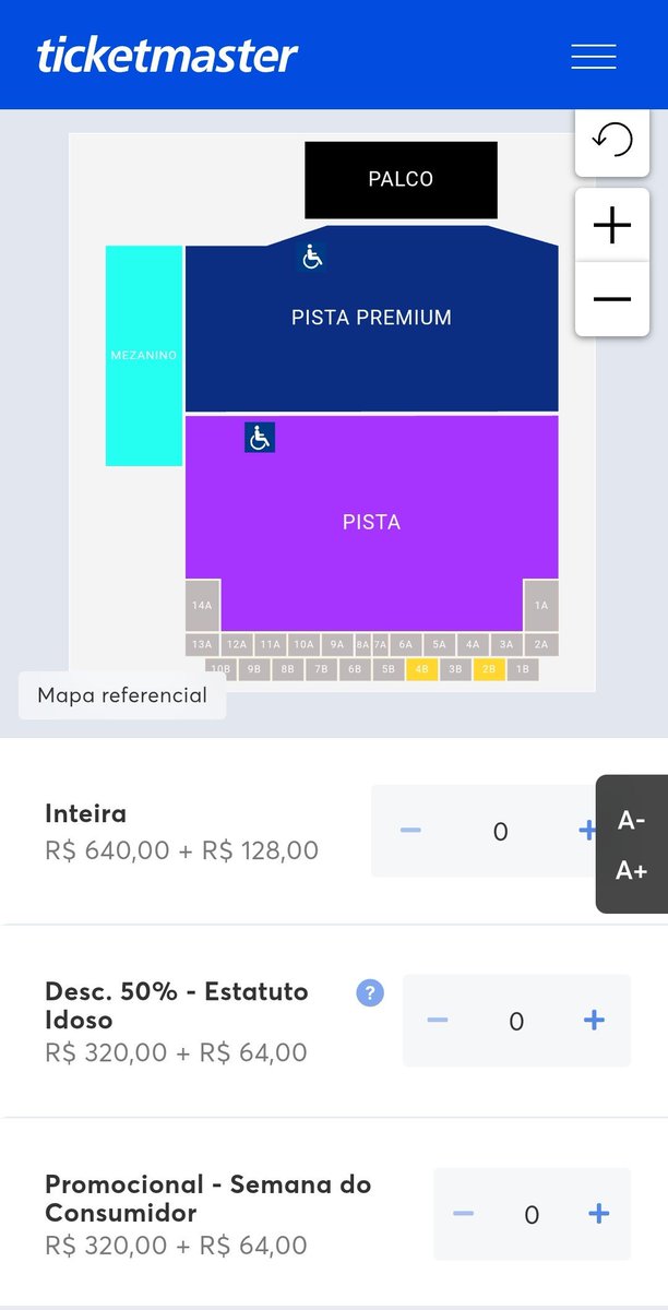 Voltou Pista Premium para o show de São Paulo e com direito a CUPOM de Semana do Consumidor:

> CUPOM: CONSUMIDORTM <

Promoção também válida para o show de Curitiba!