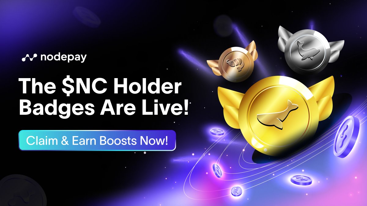 Nodecoin Holder Badges have landed! 🚀

🦐 Shrimp = 1,000+ $NC
🐬 Dolphin = 10,000+ $NC
🐋 Whale = 50,000+ $NC

The more $NC you hold, the bigger the boost. Plus, higher earnings, exclusive access, and first dibs on what’s next.

What tier did you unlock? Flex it below👇