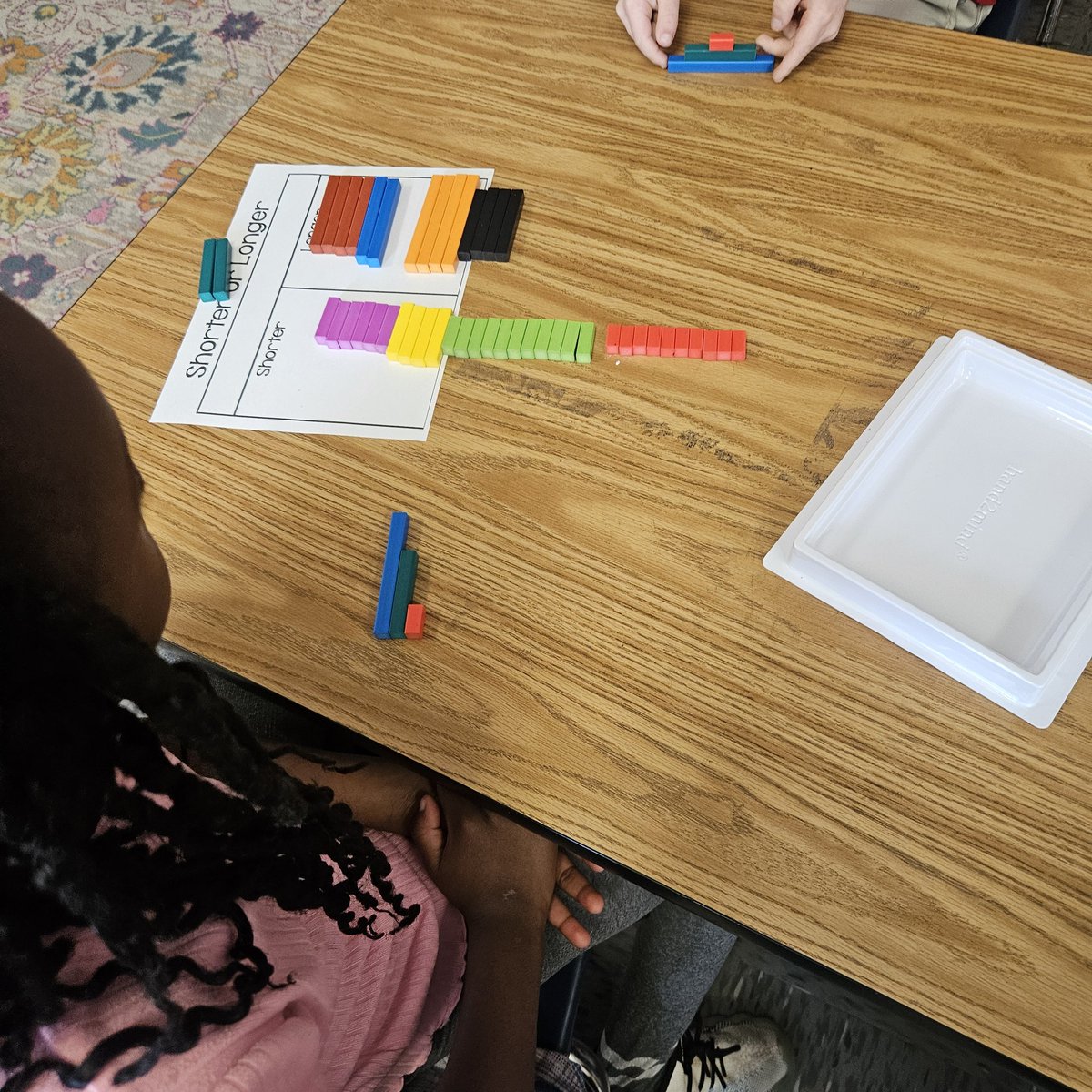 WeedenElem's tweet photo. Using cuisennare rods in 1st grade today! The students LOVED it! It was a great way to introduce measurement. @fcslearn #weareachievers #WeareCollaborative @RachelGraves256 https://t.co/DXQyYRTUOg