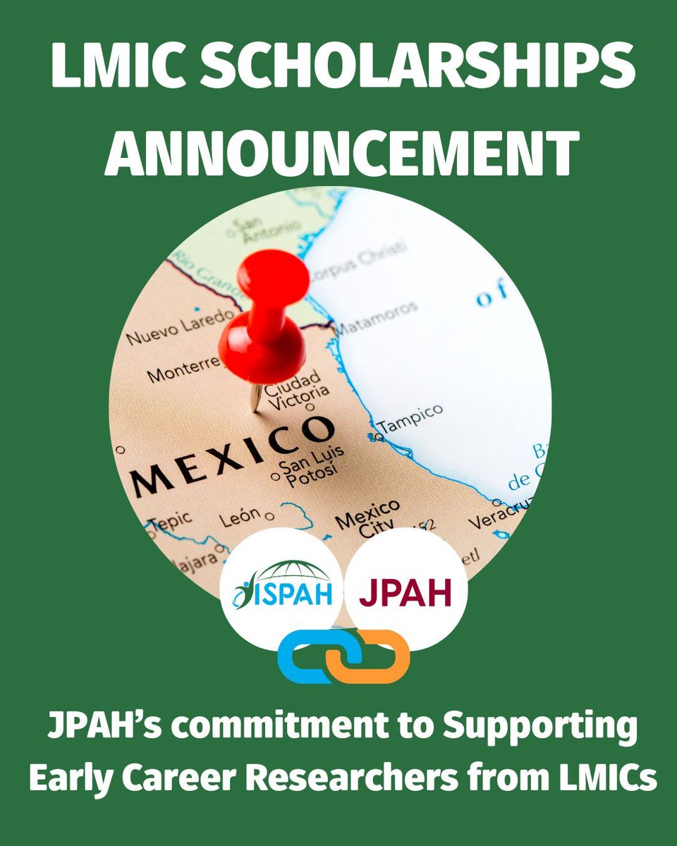 ISPAH (@ispah) on Twitter photo 📣 Through our renewed partnership, <a href="/JPAHjournal/">Journal of Physical Activity & Health</a> will sponsor two scholarships for early career researchers from low- to middle-income countries to support their attendance at ISPAH 2026 in Mexico.
⭐ More details available closer to congress! 📣 Through our renewed partnership, <a href="/JPAHjournal/">Journal of Physical Activity & Health</a> will sponsor two scholarships for early career researchers from low- to middle-income countries to support their attendance at ISPAH 2026 in Mexico.
⭐ More details available closer to congress!
