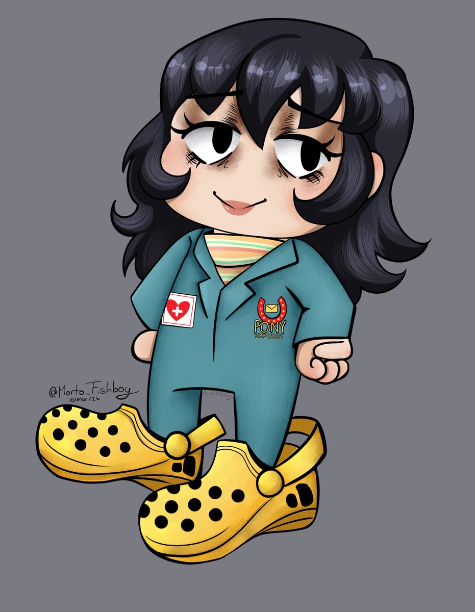 Morto_Fishboy's tweet photo. WHAT ARE THOSEEEEE? 🗣❗❓

#digitalpaint #digital_art #fanart #mouthwashing #anyamouthwashing #crocs #dibujodigital #dibujo #fyp https://t.co/xWVkNqFKEw