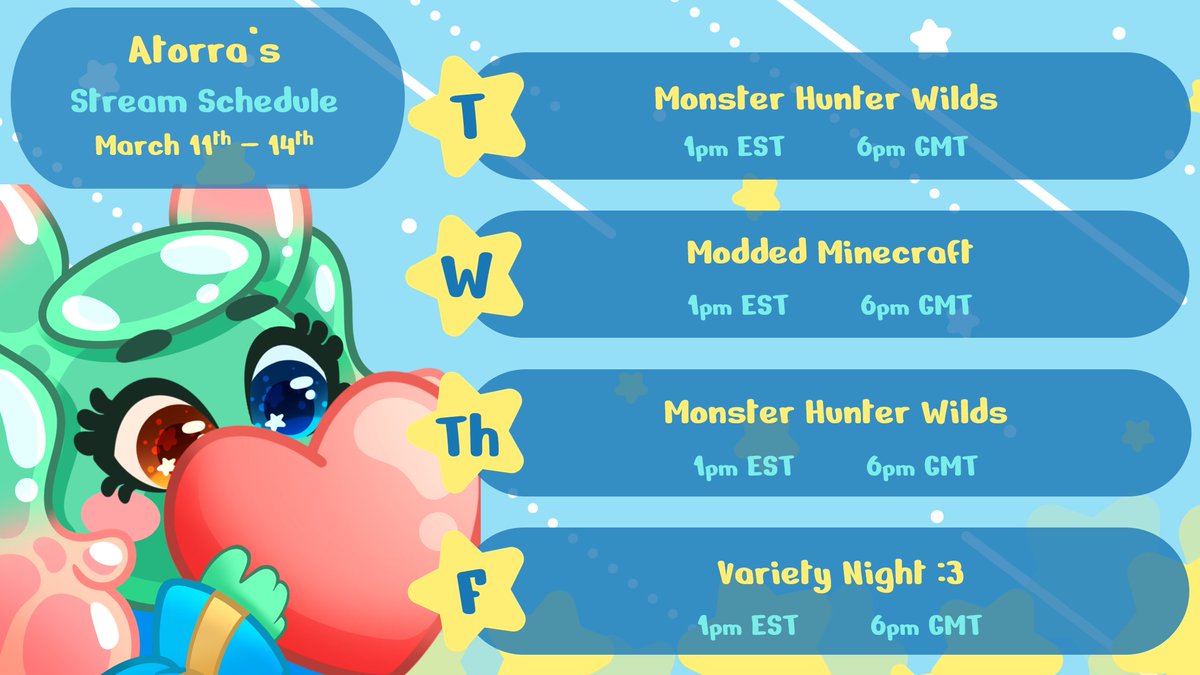 HEWWO EARTHLINGS! 💚🛸✨

Back for more hunting and vibing on stream, see you all soon!