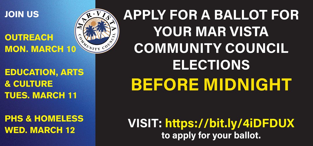 TONIGHT BEFORE MIDNIGHT is your last chance to apply for a ballot - mailchi.mp/marvista/rezon…