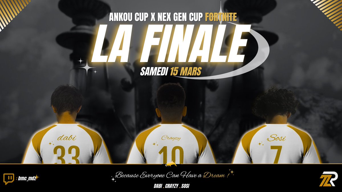 ON EST EN FINALE !!! ✨ 

Après une belle qualification lors de l’Open 1, nos joueurs Fortnite sont prêts à tout pour montrer leur potentiel en affrontant la crème des joueurs français !

LA GRANDE FINALE DE L’ANKOU CUP, C’EST CE SAMEDI SUR TWITCH ! 🏆