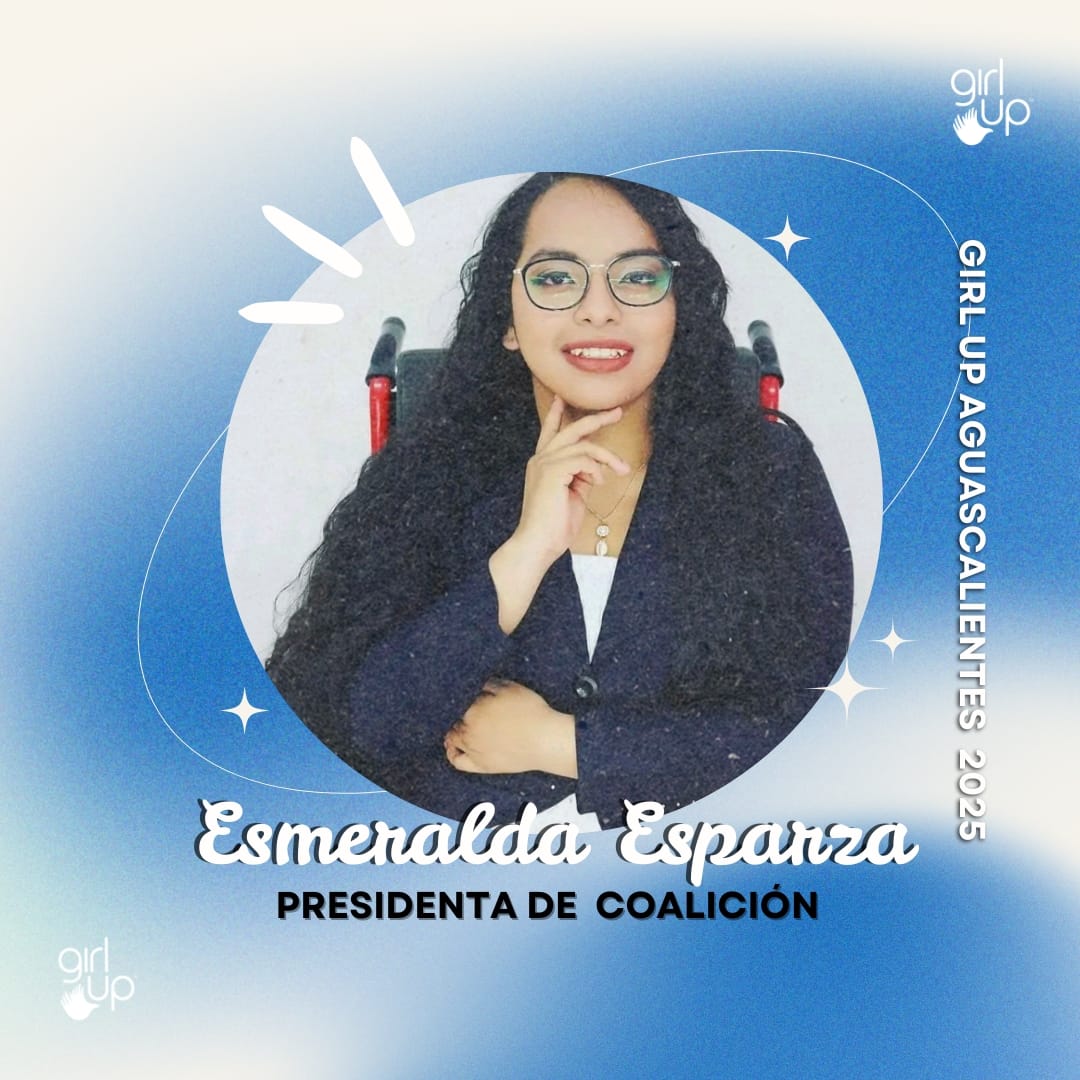 GirlupAgs's tweet photo. ¡Bienvenidxs a Girl Up Aguascalientes! 

Es un honor anunciarles a nuestra nueva presidenta de la generación 2025-2026, ella es Esmeralda Esparza, activista, Lic en contaduría, escritora y Girl Hero 2022. ✨

Pronto conocerás al team Girl Up completo. 💜

#Girlup https://t.co/6OiZIOTg2A