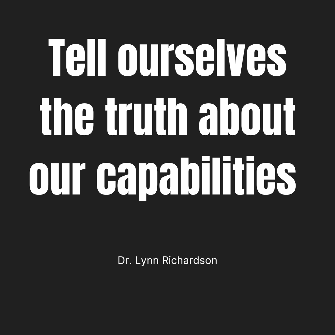 Dr. Lynn Richardson reminds us: "Tell yourself the truth about your capabilities." 🌟 We’re stronger, smarter, and more capable than we think. Let’s rise above self-doubt and own our power! 🚀

TheSonRiseProject.org 

#MindfulMonday #MentalHealth #SelfCare #Empowerment