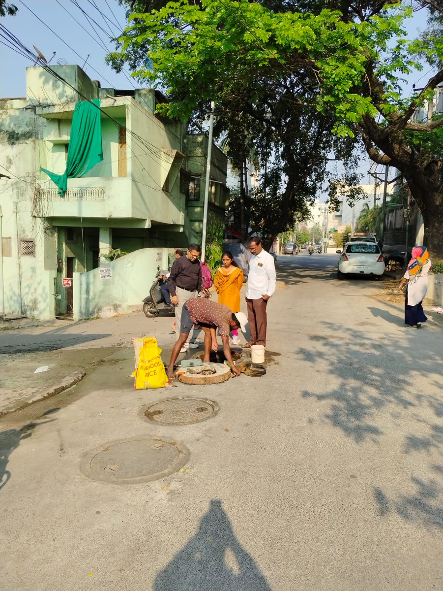 Sir,

Inspected 250 mm dia Sluice Valve shutter repair taken up in the presence of Manager and Dgm 2 in Teachers Colony under Marredpally Section of Div 7. (Yesterday)