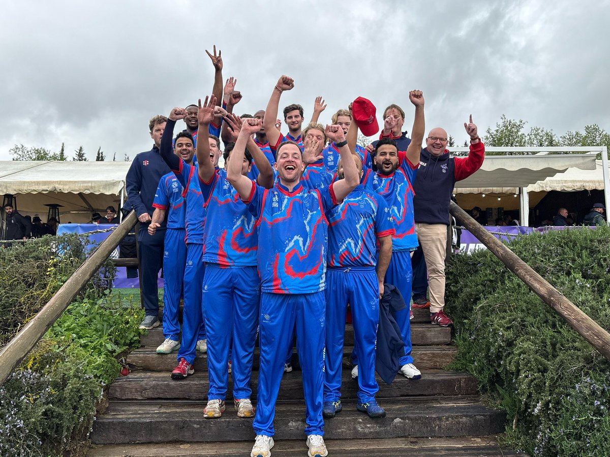 Patient63's tweet photo. Through to the “Finals Week”with @VoorburgCC @EuropeanCricket https://t.co/nWlNPN7Ohp
