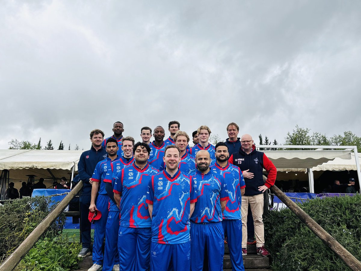 Patient63's tweet photo. Through to the “Finals Week”with @VoorburgCC @EuropeanCricket https://t.co/nWlNPN7Ohp