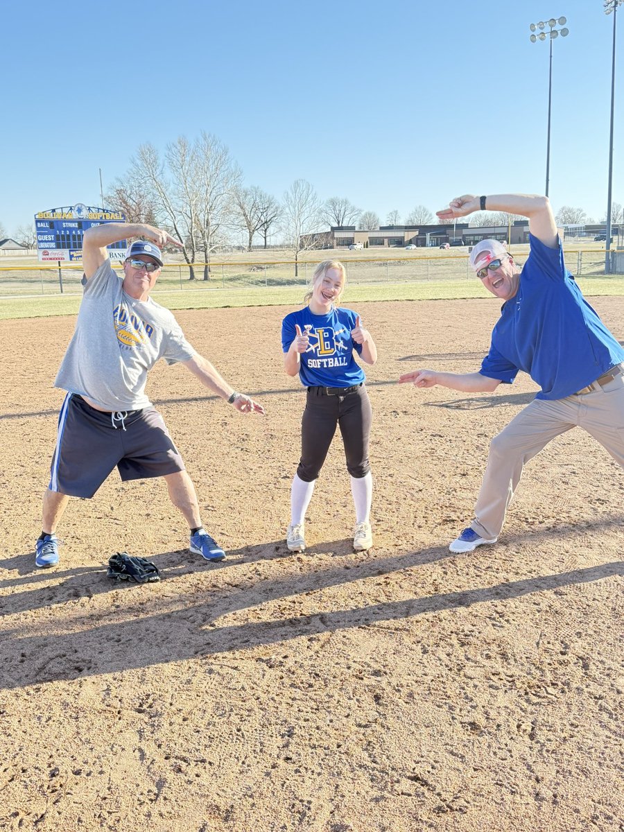 Today’s B.P.P.O.T.D. goes to Elaina Corum.  She showed incredible patience at the plate, waiting back on the ball and driving it with confidence. Her approach at the plate was as strong as her leadership behind it!  Behind the plate and in the batter’s box, Elaina was rock solid.