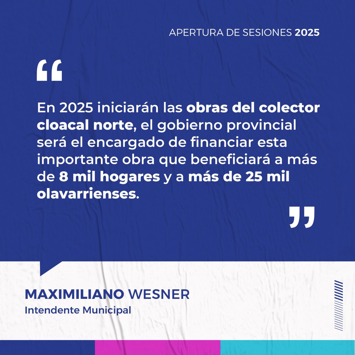 Apertura de sesiones ordinarias del Honorable Concejo Deliberante 2025
-

#olavarria