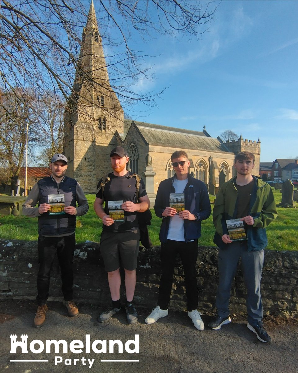 Homeland_Party's tweet photo. Our East Midland activists embraced the beautiful weather and were out again in Bolsover, Derbyshire, delivering our message on environmental solutions.

Our efforts were rewarded with a visit to a beer garden offering some of the best views in Derbyshire. https://t.co/X3DmW52sRm