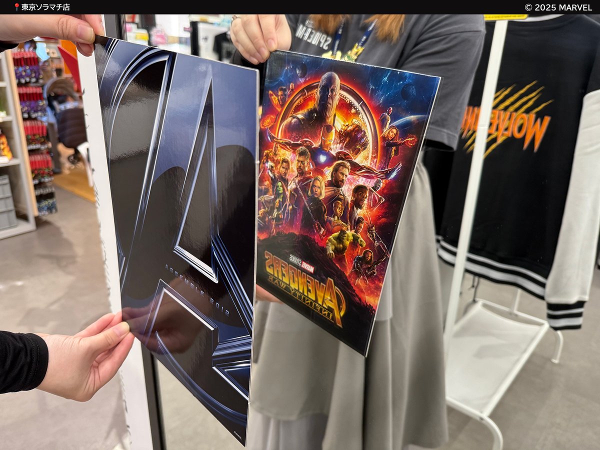 映画ポスターの両面パネルをご紹介！ ☑アベンジャーズ ☑アイアンマン