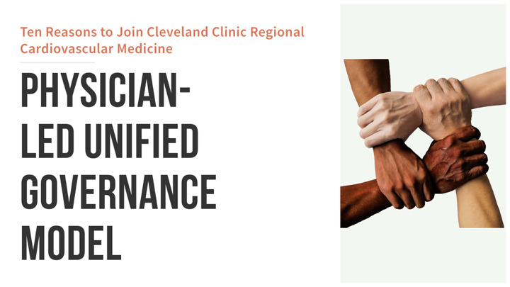 Umesh Khot (@umeshkhotmd) on Twitter photo Reason #2:  Physician-Led Unified Governance Model
Cleveland Clinic Regional Cardiovascular Medicine is physician-led in our hospital, ambulatory, and service line practices.
We are part of HVTI, a physician-led governance for cardiology and cardiac/vascular/thoracic surgery. Reason #2:  Physician-Led Unified Governance Model
Cleveland Clinic Regional Cardiovascular Medicine is physician-led in our hospital, ambulatory, and service line practices.
We are part of HVTI, a physician-led governance for cardiology and cardiac/vascular/thoracic surgery.