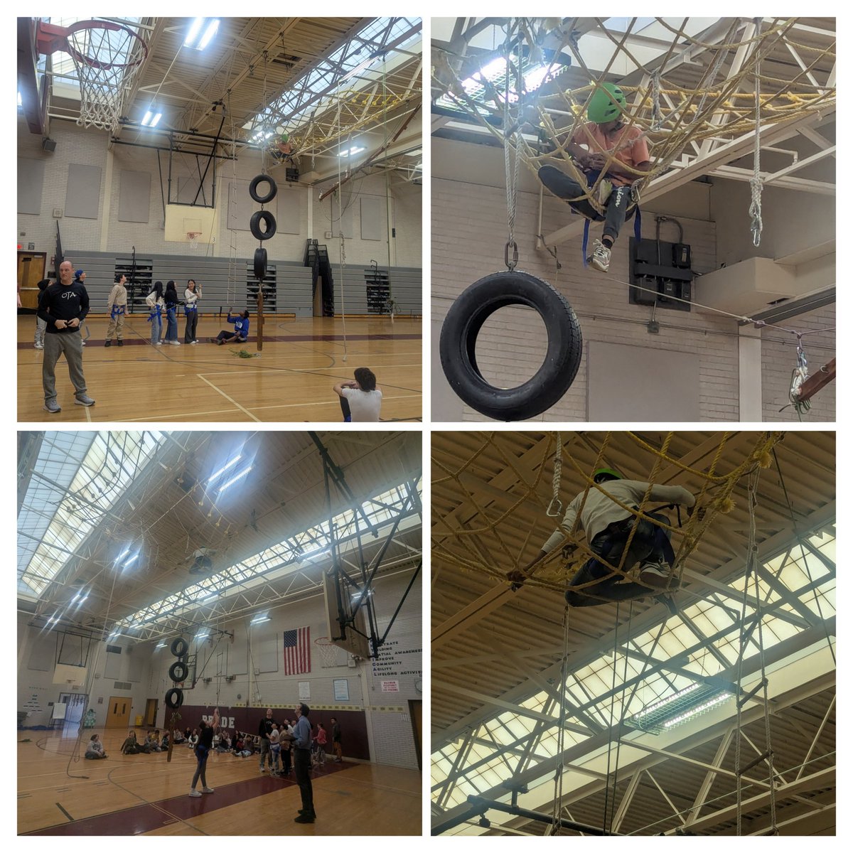 Sandra Mitchell-Radc (@mitchellradc) on Twitter photo Look up!!! We are in the Eagle's Nest.
Project Adventure in PE <a href="/AMD/">AMD</a>!!!
Building teamwork, trust, self esteem and leadership. <a href="/MrHerrera_AD/">Chris Herrera</a> <a href="/OssiningSchools/">Ossining UFSD</a> <a href="/RhodaBaksh/">Rhoda Jaggernath-Baksh</a> <a href="/MrhochAMD/">Jared Hoch</a> <a href="/nikkinover/">Nicole Mangiere Nover (she/her)</a> <a href="/narelys1210/">Narelys Pagan</a> Look up!!! We are in the Eagle's Nest.
Project Adventure in PE <a href="/AMD/">AMD</a>!!!
Building teamwork, trust, self esteem and leadership. <a href="/MrHerrera_AD/">Chris Herrera</a> <a href="/OssiningSchools/">Ossining UFSD</a> <a href="/RhodaBaksh/">Rhoda Jaggernath-Baksh</a> <a href="/MrhochAMD/">Jared Hoch</a> <a href="/nikkinover/">Nicole Mangiere Nover (she/her)</a> <a href="/narelys1210/">Narelys Pagan</a>