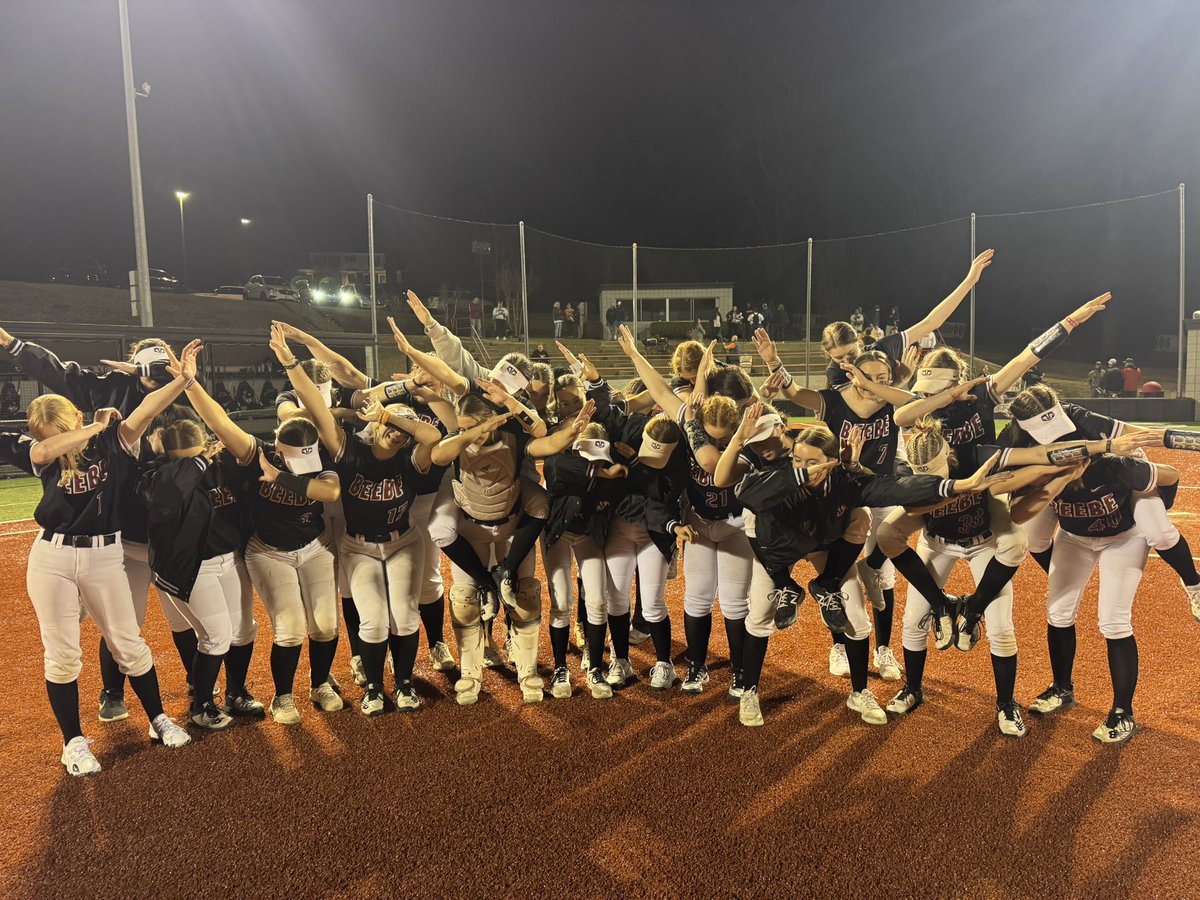 beebesoftball's tweet photo. Lady Badgers traveled down to Henderson State and beat Nashville in a thriller, 8 inning game 5-4! #bprd #alreadywritten #beebesb🥎 https://t.co/uGnqMDiU2Z