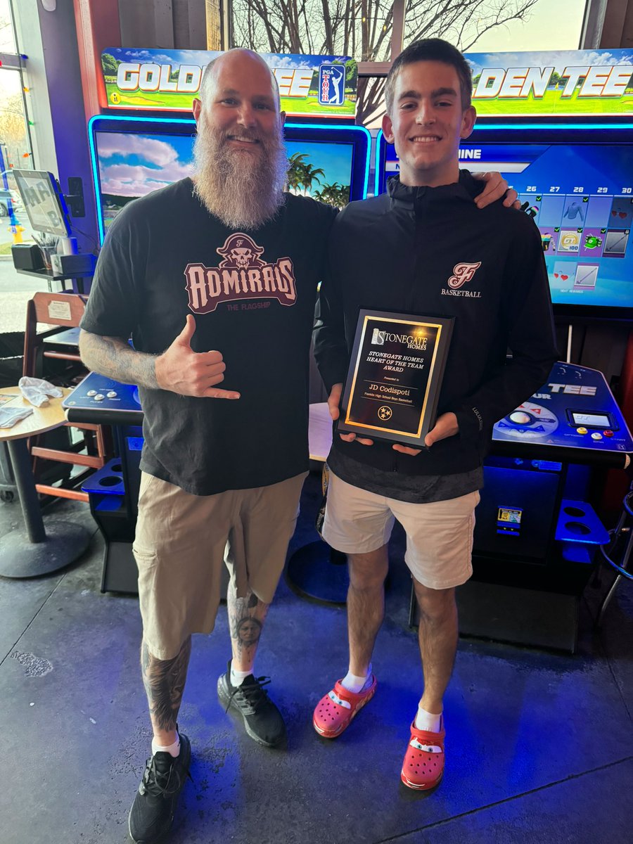 Franklin Basketball (@wcsfhshoops) on Twitter photo Congratulations to Senior <a href="/jdcodispoti11/">JD Codispoti</a> on receiving the #HeartOfTheTeam Award
JD’s dedication, passion and team 1st mentality inspire us all! <a href="/TowsonTigers/">Towson Athletics</a> Golf ⛳️🏌️♂️ is getting a special student athlete!
Thank you <a href="/tonyseatdrink/">Tonyseatanddrink</a>
#TheFlagship ⚓️🏀
#DontGiveUpTheShip Congratulations to Senior <a href="/jdcodispoti11/">JD Codispoti</a> on receiving the #HeartOfTheTeam Award
JD’s dedication, passion and team 1st mentality inspire us all! <a href="/TowsonTigers/">Towson Athletics</a> Golf ⛳️🏌️♂️ is getting a special student athlete!
Thank you <a href="/tonyseatdrink/">Tonyseatanddrink</a>
#TheFlagship ⚓️🏀
#DontGiveUpTheShip