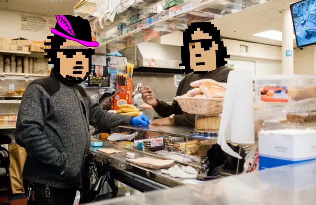 ignoreart's tweet image. “My Brother in Cold Cuts 
Yall got that seasonal 
Permuto Capacola Club? 
One left ? Wow all this finance got me fatigued I need some dividends in my stomach. Can I get that toasted ?”

“It’s not prosciutto, it’s Permuto”

#MemeTech