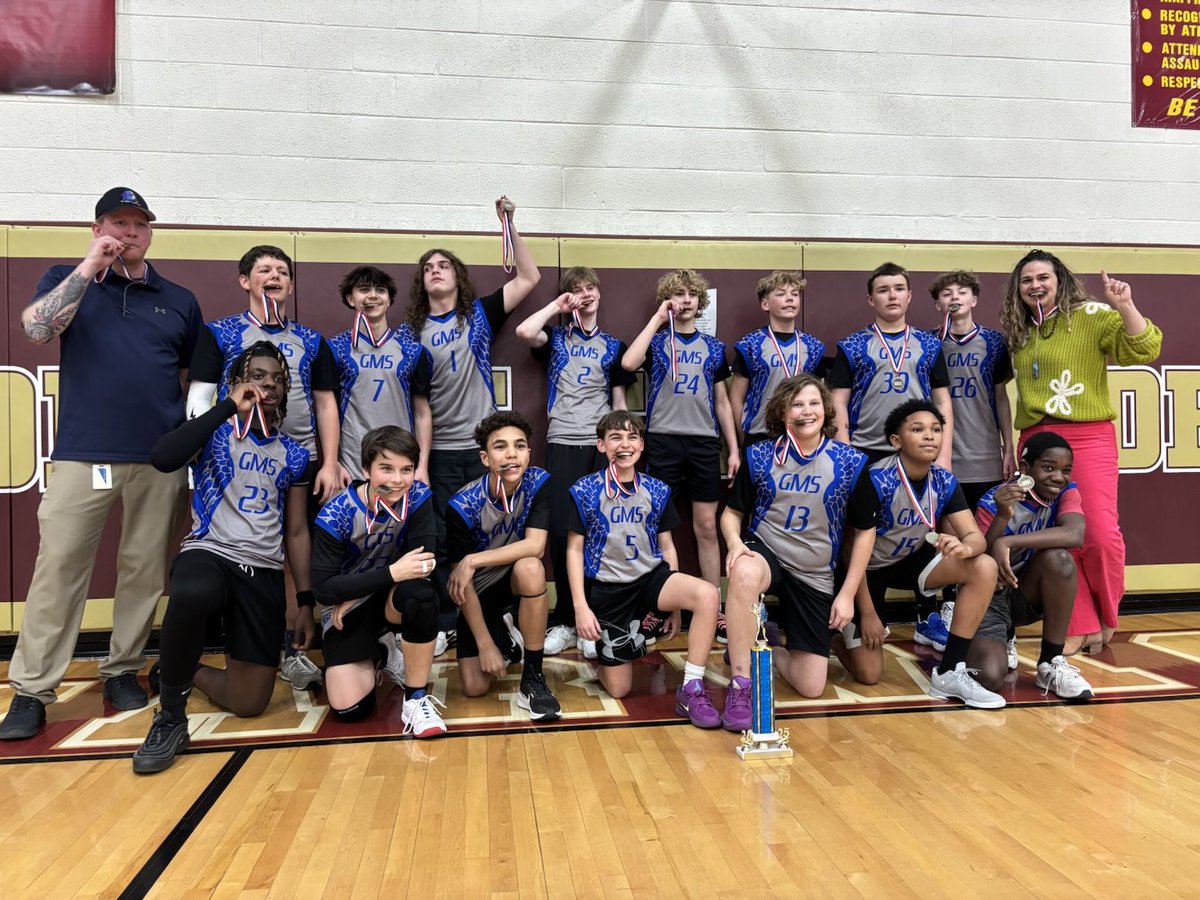 Congratulations to the Gildersleeve MS Boys Volleyball team on their championship win! Great season!
🏆 #nnpsproud