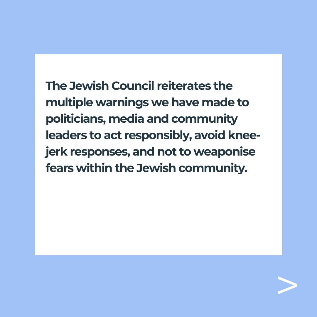 Our media release in response to yesterday’s announcement by the Australian Federal Police that the caravan found with explosives back in January, was part of a ‘fabricated terrorism plot’ orchestrated by organised crime.

Sarah Schwartz, Executive Officer, Jewish Council of