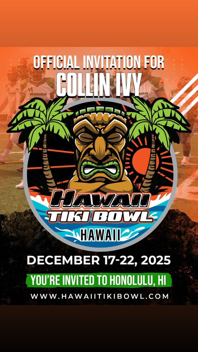 Collin ivy (@collinivy2) on Twitter photo Blessed to be invited to the Hawaii Tiki Bowl🙏🏾<a href="/RecruitGeorgia/">Recruit Georgia</a> <a href="/Coach_Helmerich/">Matt Helmerich</a> <a href="/bigka54/">Kevin McAlmont</a> <a href="/PTRFootball/">Peachtree Ridge Football</a> <a href="/LemmingReport/">Tom Lemming</a> <a href="/On3Recruits/">On3 Recruits</a> <a href="/On3Recruits/">On3 Recruits</a> Blessed to be invited to the Hawaii Tiki Bowl🙏🏾<a href="/RecruitGeorgia/">Recruit Georgia</a> <a href="/Coach_Helmerich/">Matt Helmerich</a> <a href="/bigka54/">Kevin McAlmont</a> <a href="/PTRFootball/">Peachtree Ridge Football</a> <a href="/LemmingReport/">Tom Lemming</a> <a href="/On3Recruits/">On3 Recruits</a> <a href="/On3Recruits/">On3 Recruits</a>