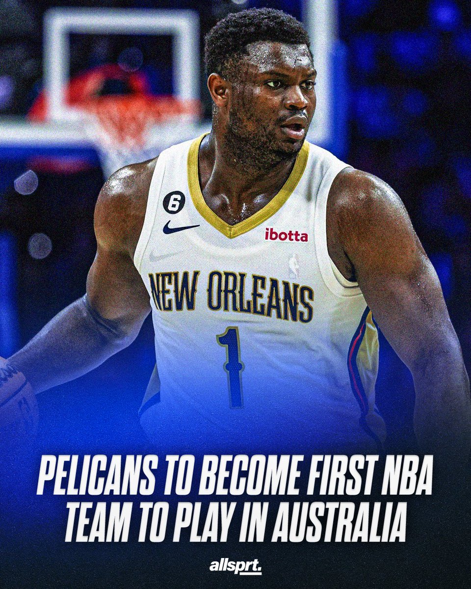 AllSprtCom's tweet image. The New Orleans Pelicans will become the first NBA team to play in Australia when they face Melbourne United and South East Melbourne Phoenix in pre-season games this year on October 3 and 5 respectively.

#nba #nbl
