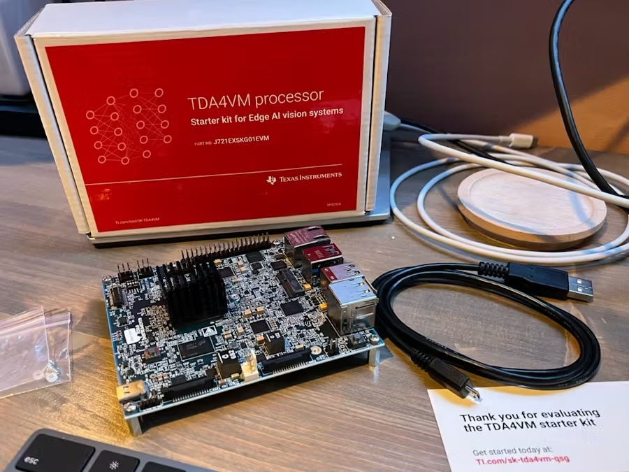 How to get up and running on the Texas Instruments TDA4VM Edge #AI Starter Kit running deep learning demo applications. hackster.io/whitney-knitte… #electronicsengineering #hardwaredesign #electronicsmanufacturing #makers #makerspace