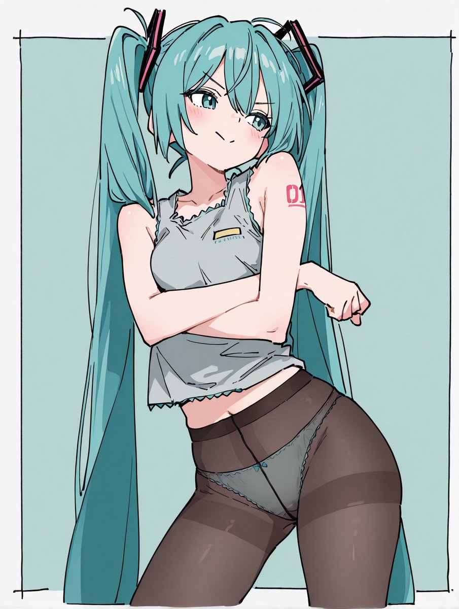 torajiroon's tweet photo. 初音ミク / Miku Hatsune https://t.co/wL9oWTcqkh