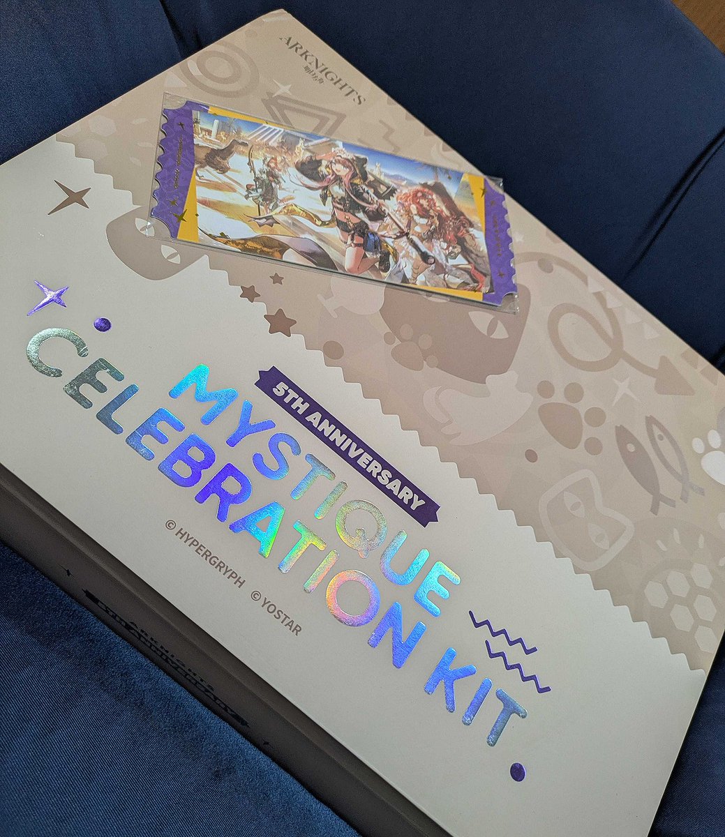 HYPERGRYPH、yostar様よりアークナイツ5周年記念グッズを頂きました✨
とっても可愛い😂💕ありがとうございます! 
