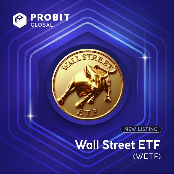 🔈 [New Listing]

⛰️ <a href="/wETF_US/">Wall Street ETF ($wETF)</a> Wall Street ETF ( $WETF ) is on ProBit Global!

🖇 Trading Pairs: WETF/USDT tinyurl.com/yyx5knpc

🟢 Deposit: OPEN NOW
🟢 Trading: OPEN NOW
🟢 Withdrawal: OPEN NOW

👉Listing Details: tinyurl.com/yjz7mv43

#NewListing #WETF #Blockchain