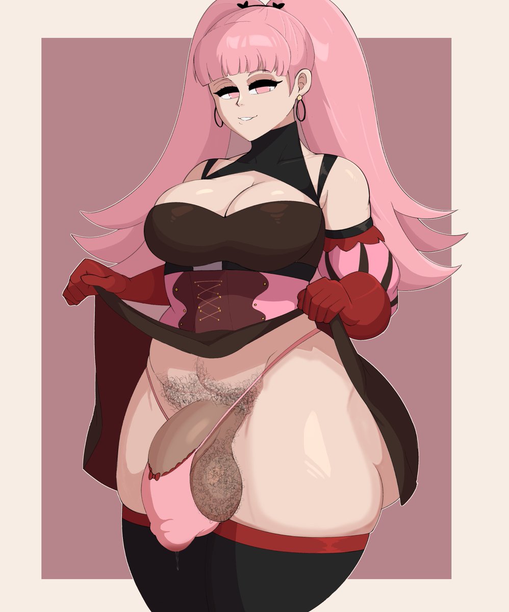Hilda and her big hairy dick