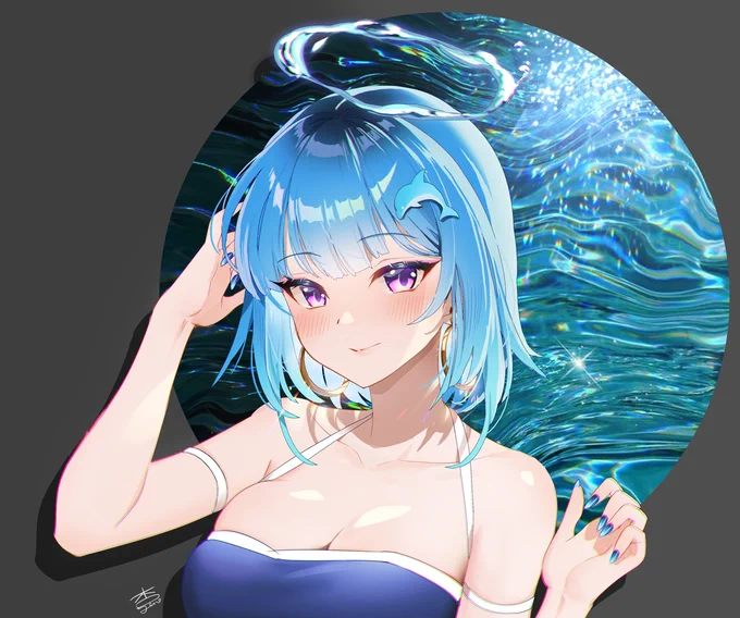 rkgk娘のさやちゃん( )がお誕生日プレゼントで描いてくれた私のファンアート 