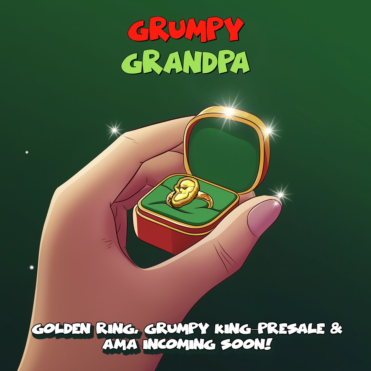 Sri3p_i0's tweet photo. New creative works for GGC - @_GrumpyGrandpa
#memecoin #graphicdesigning #creativedesigning #coin #nft #memecoindesign #GraphicDesign #consulting #digitalconsulting https://t.co/fxJxsIm3VH