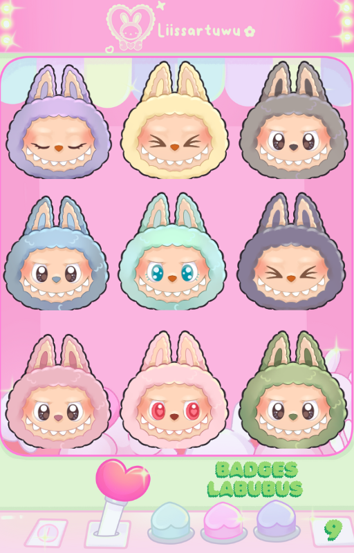 Liissauwu's tweet image. Eres #streamer ? necesitas #emblemas y te gustan los #labubus? esto es para ti!! paquete de 9 hermosos emblemas para #Streams !! consiguelo en mi pagina web
 liissart.art/producto/paque…
100% pay to use 
100% hechos por mi! 
Un solo pago!
Listos para usarse &amp;lt;3